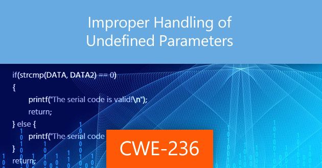 Improper Handling of Undefined Parameters [CWE-236]