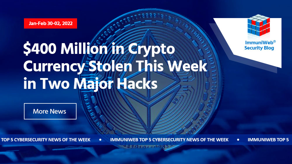 $400 Million in Crypto Currency Stolen This Week in Two Major Hacks ...