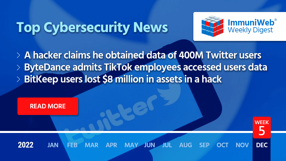 A Hacker Claims to Have Obtained Data of 400M Twitter Users