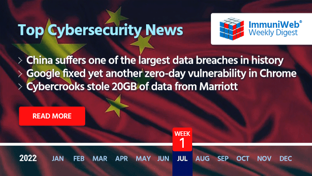 China Suffers One of the Largest Data Breaches in History of Mankind