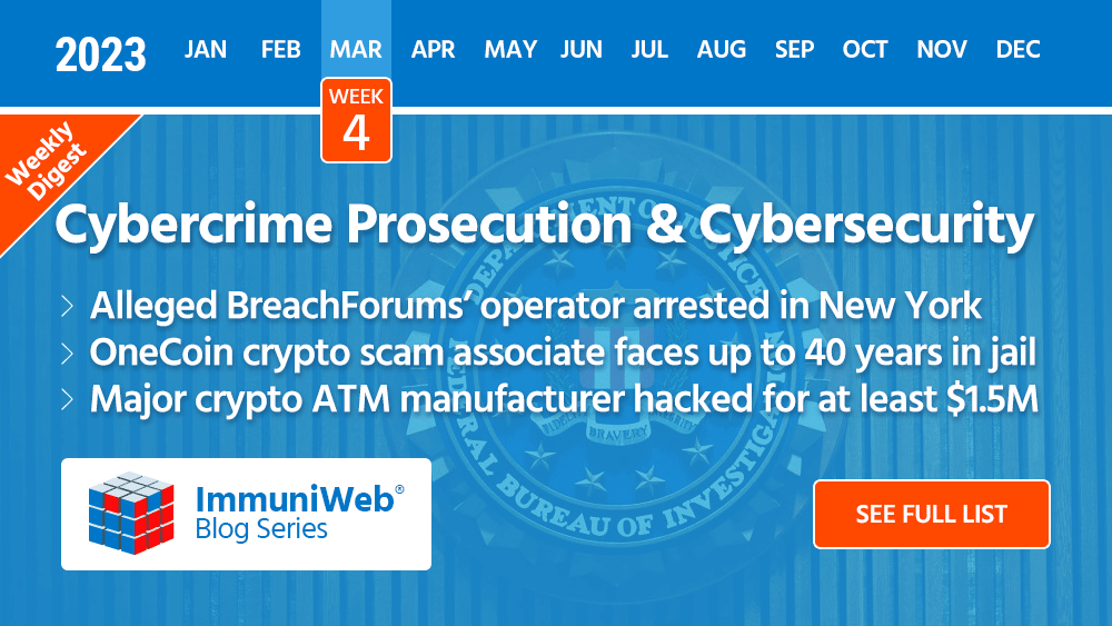 Suspected Owner of BreachForums Data Breach Website Arrested in the US