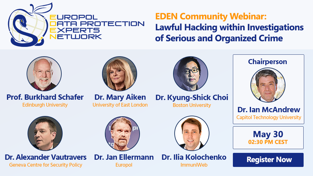 ImmuniWeb Participates at Europol EDEN Community Webinar