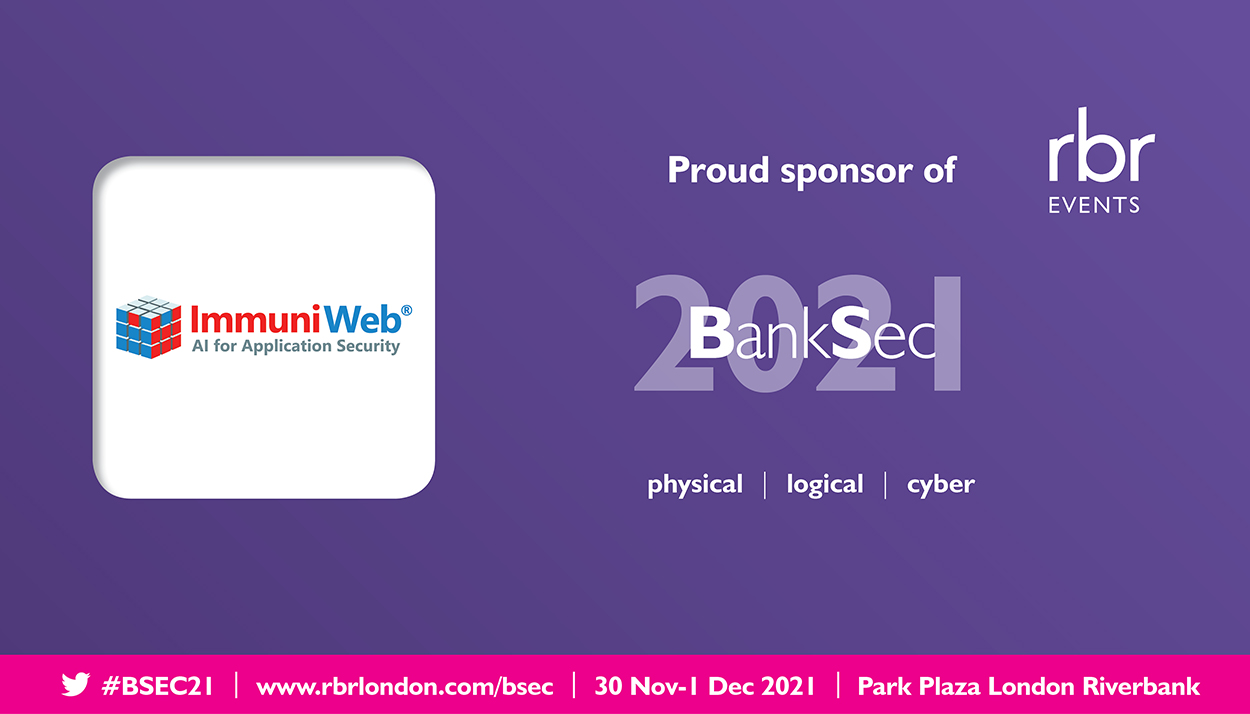 ImmuniWeb Is a Sponsor of BankSec 2021, the Industry’s Leading Conference Focused on Cybersecurity