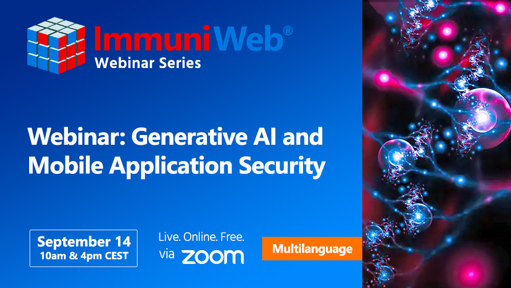 Webinar: Generative AI and Mobile Application Security