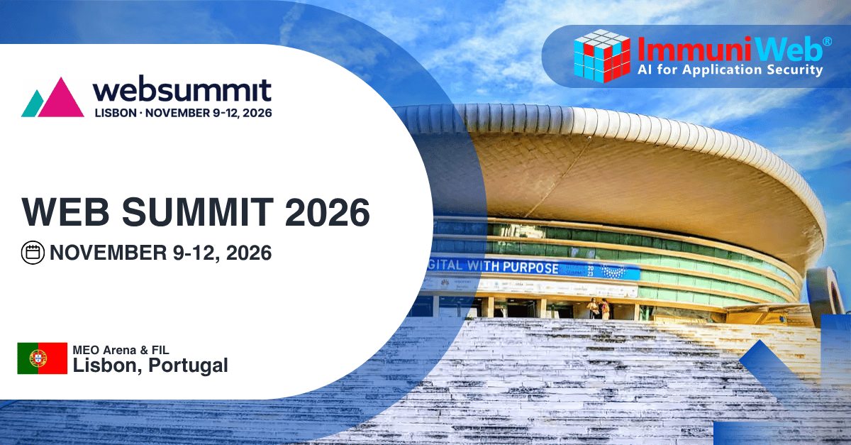 ImmuniWeb participa en la Web Summit 2026 ImmuniWeb participa en la Web Summit 2026