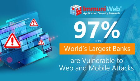 97% of the World's Largest Banks are Vulnerable to Web and Mobile Attacks