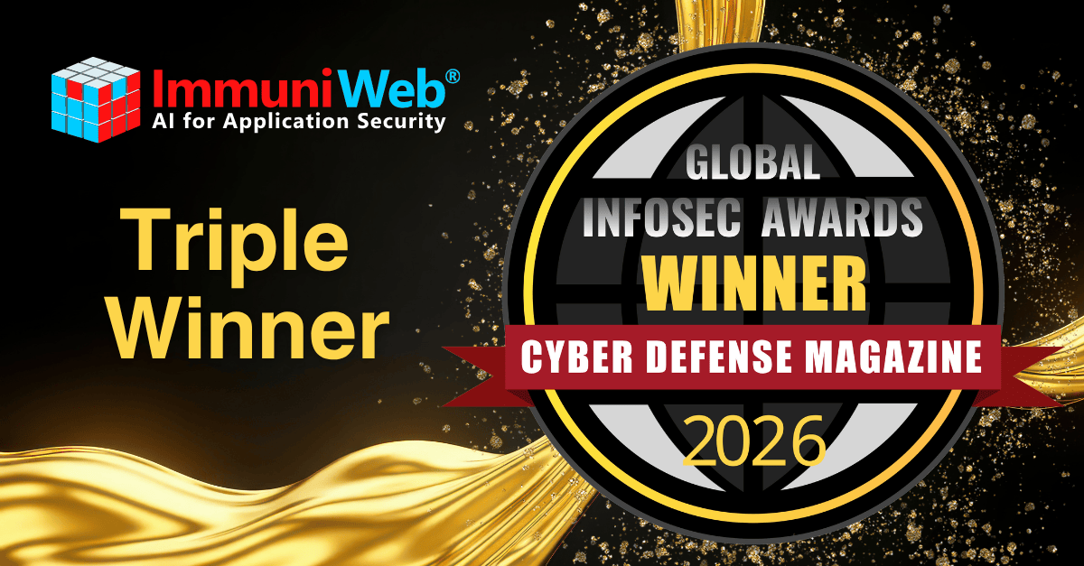 ImmuniWeb is a Triple Winner of the Global InfoSec Awards at RSAC 2026