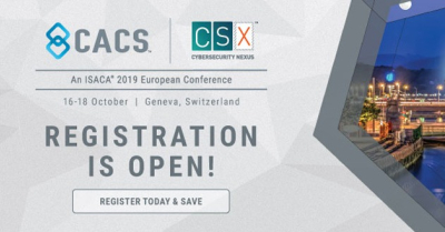 ISACA 2019 European Conference EuroCACS/CSX