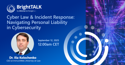 ImmuniWeb to Talk at the Comprehensive Strategies for Data Protection Virtual Summit