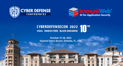 ImmuniWeb Participates at the 10th Anniversary CyberDefenseCon 2022 Cybersecurity Conference