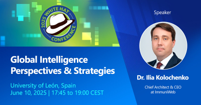 ImmuniWeb to Talk at the Boston University’s White Hat Conference 2025