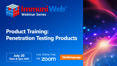 Product Training: Penetration Testing Products — July Session