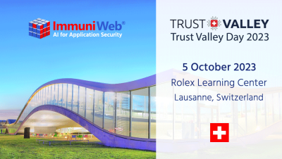 ImmuniWeb Participates at Trust Valley Day 2023