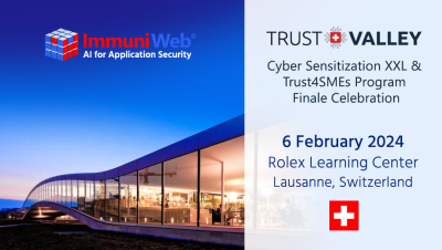 ImmuniWeb Participates at Cyber Sensitization XXL & Trust4SMEs Program Finale Celebration