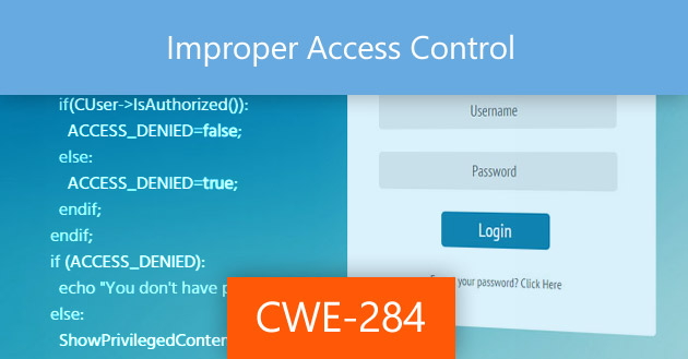 Improper Access Control [CWE-284]